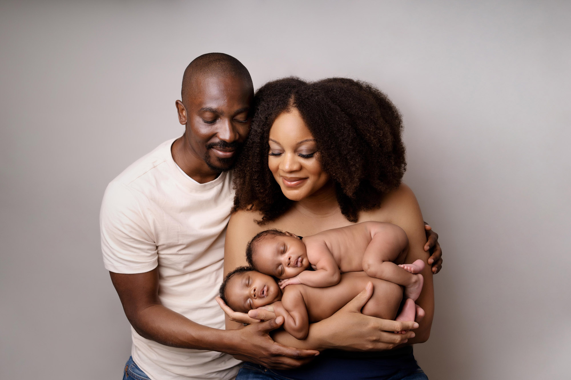 Twin Newborn Best Family Photographer